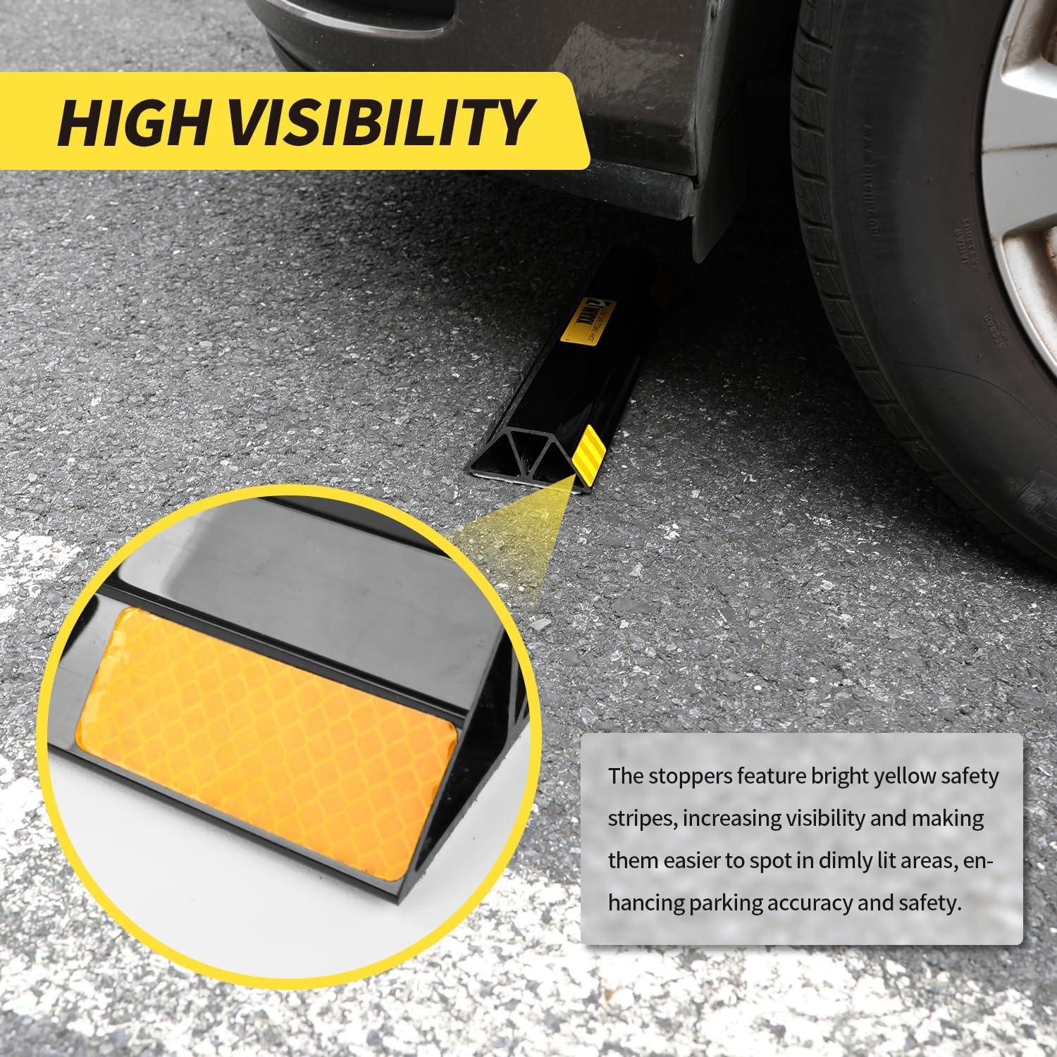 Topes de Estacionamiento MaxxHaul 51034 Ecológicos 2 Paquete