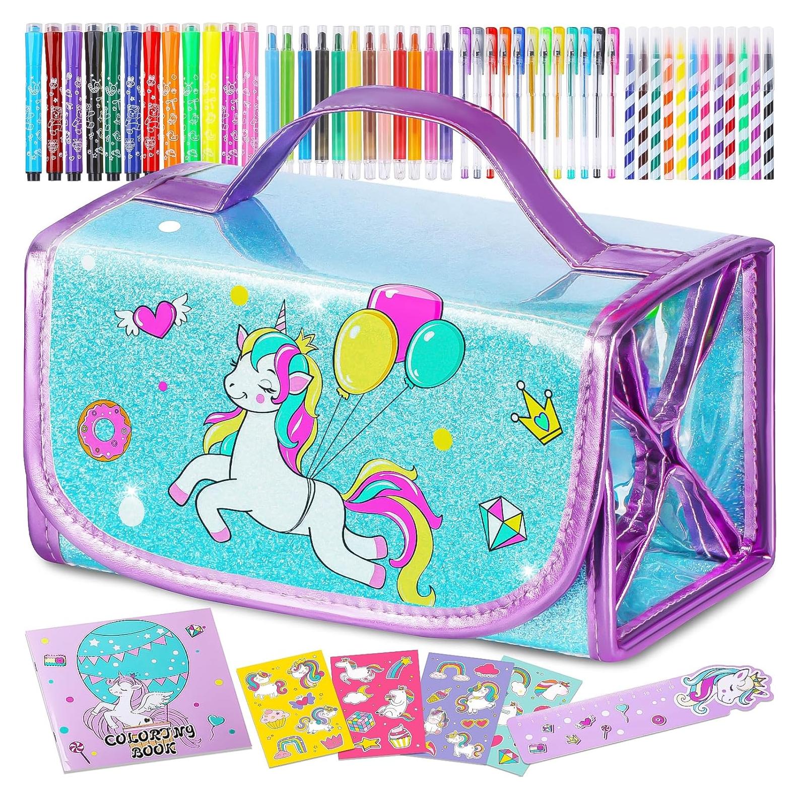 Juego de Marcadores Lavables ABERLLS Unicornio 1 Set Arte