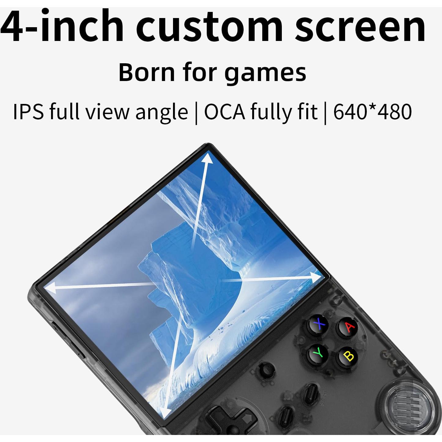 Consola de Juegos Portátil Voacle RG40XX V 4" IPS 5017 Juegos