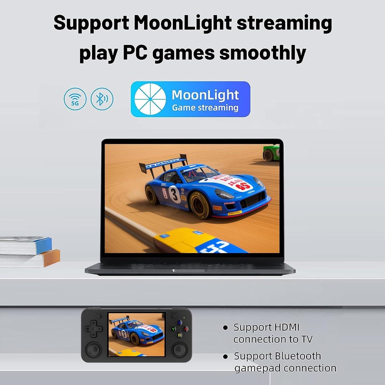 Consola de Juegos Portátil Anbernic RG35XX H 64GB Pantalla HD