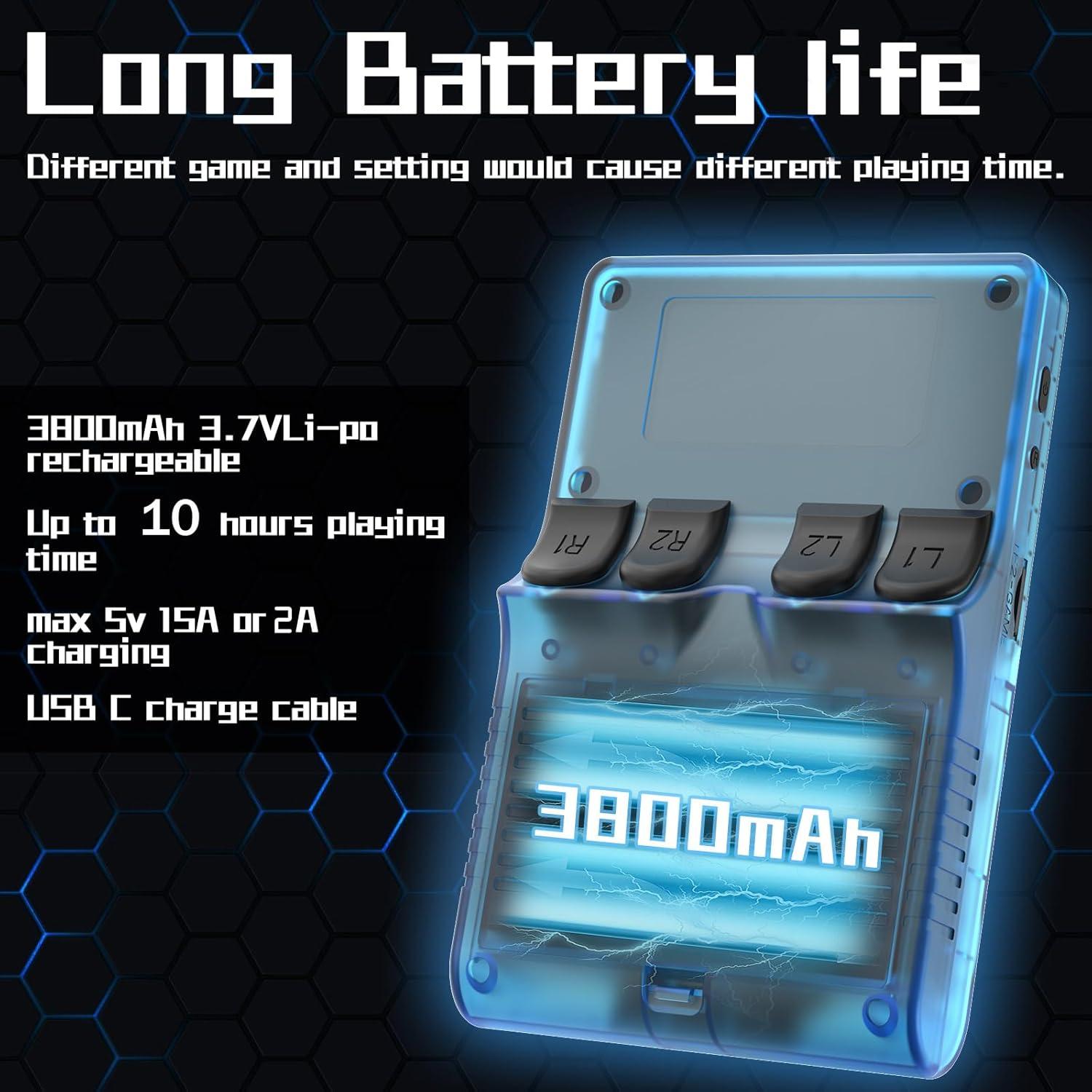 Consola de Juego Portátil FVBADE R40S PRO 30000 Juegos 3.5" IPS