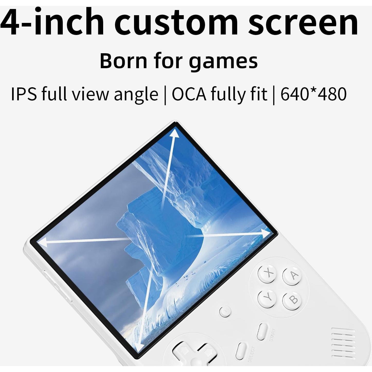 Consola de Juegos Portátil Daxceirf RG 40XXV 4" IPS 64GB