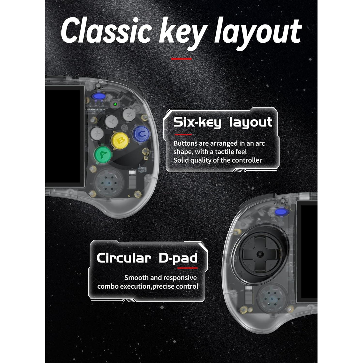 Consola de Juegos Portátil RG ARC-S 4" IPS 128GB 4541 Juegos