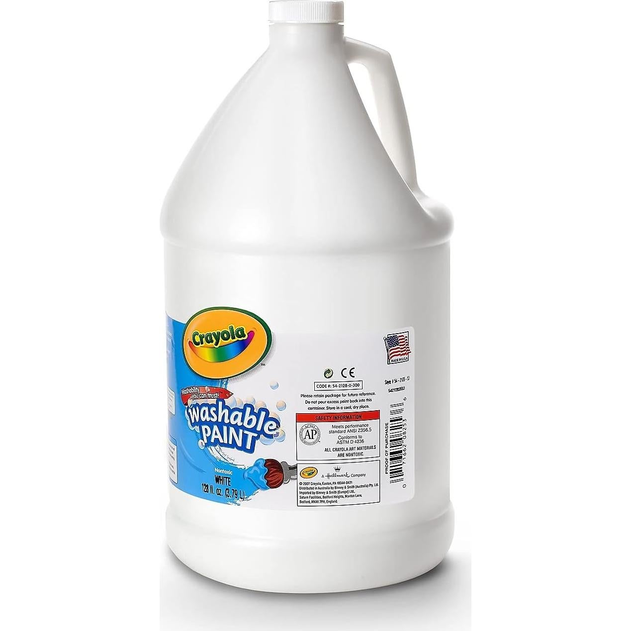 Pintura Lavable Crayola Blanca 3.79L para Interior