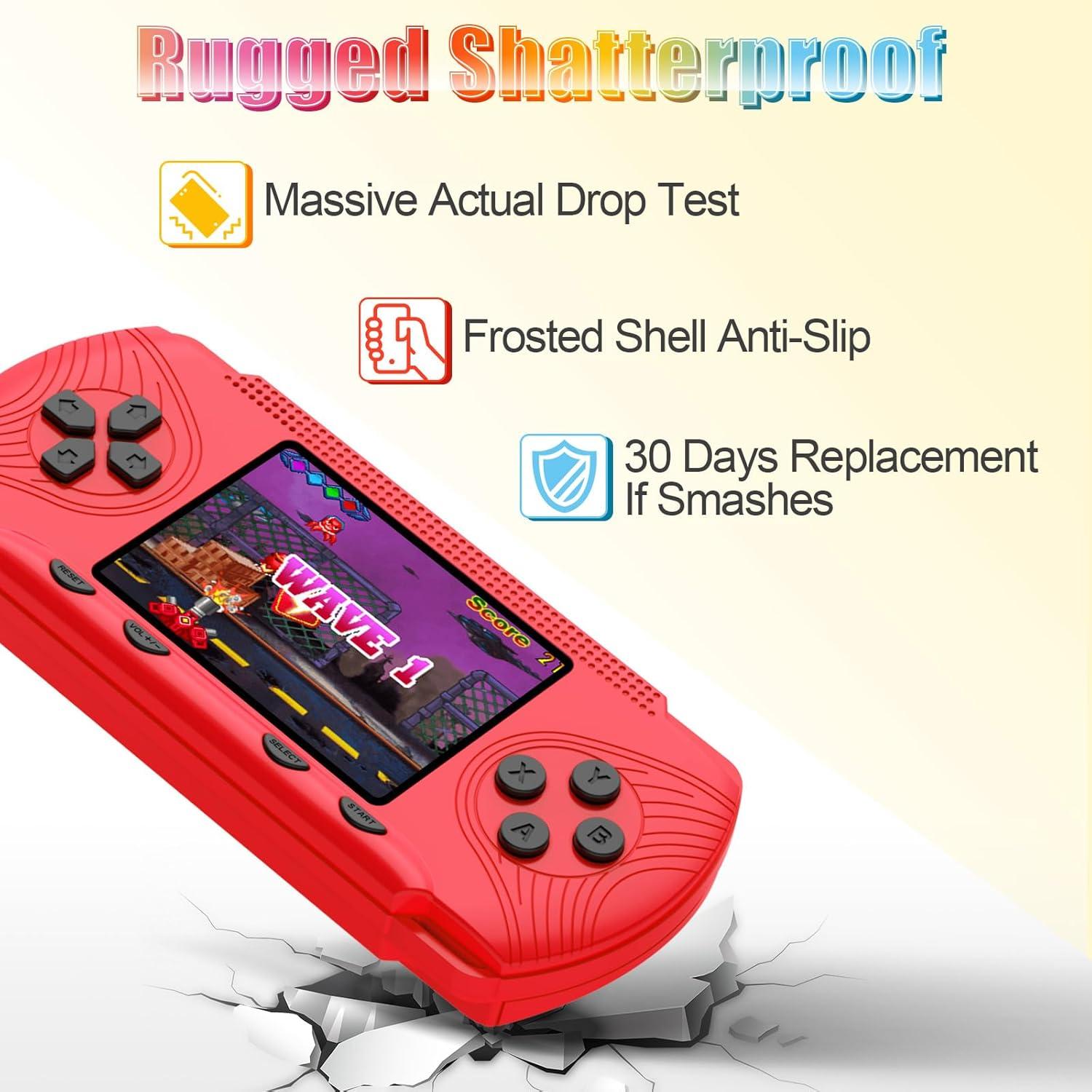 Consola de Juegos Portátil G-RECREATER 258 Juegos 3" HD