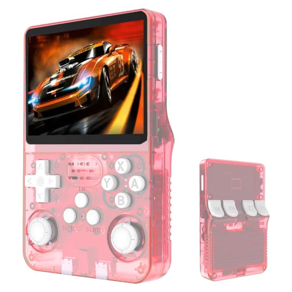 Consola Portátil Anbernic R36S Rosa 3.5" IPS 15000 Juegos