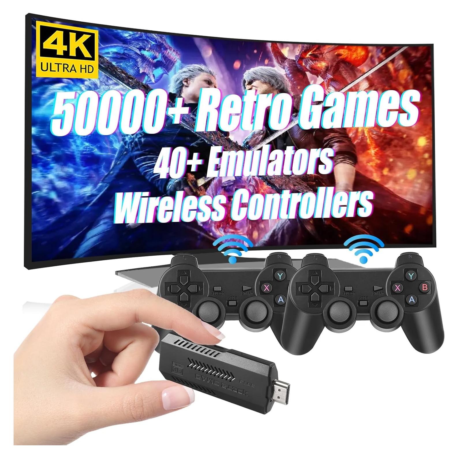 Consola de Juegos Retro FUNTELL 128GB 50000 Juegos HDMI