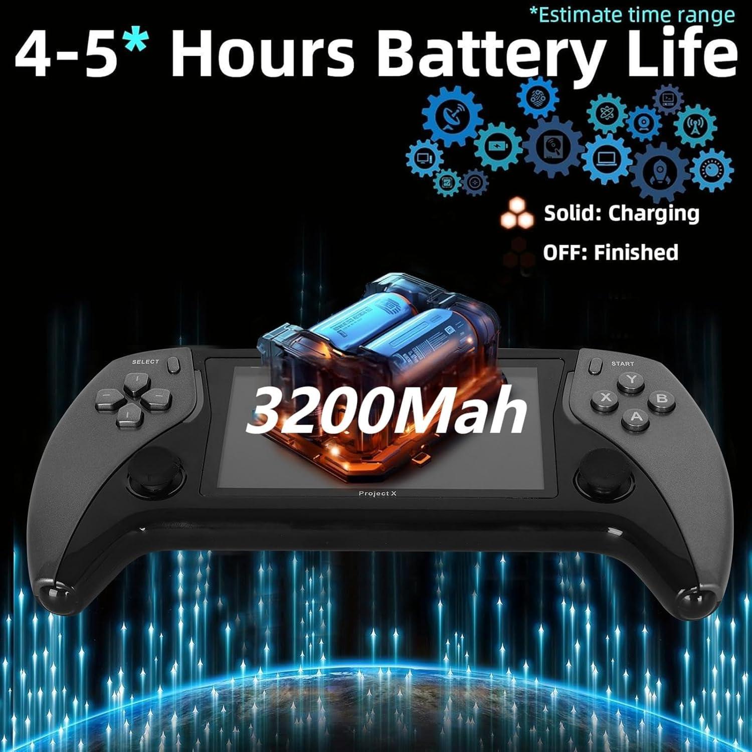 Consola de Juegos Retro Portátil Proyecto X-Pro 3200mAh 15000 Juegos