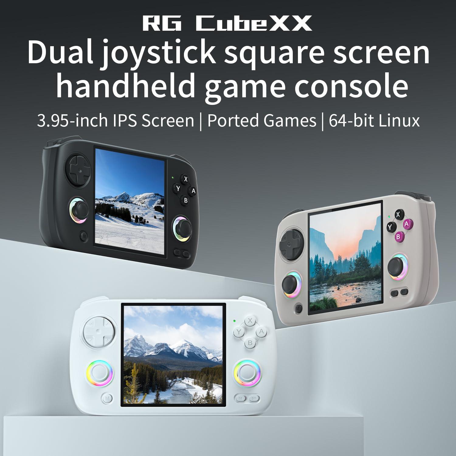 Consola de Juegos Portátil Voacle RG CubeXX 3.95" IPS 5528 Juegos