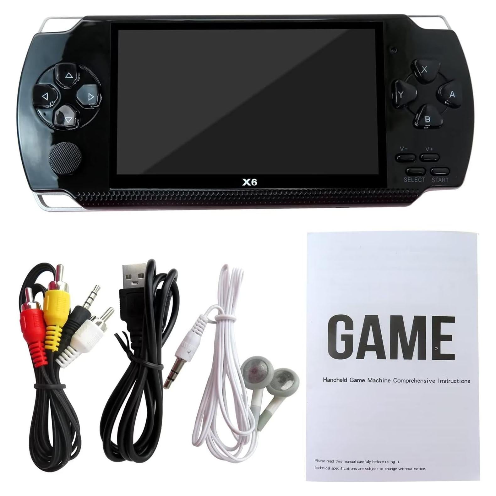 Consola de Videojuegos Retro Portátil 10000 Juegos 4.3" 8GB