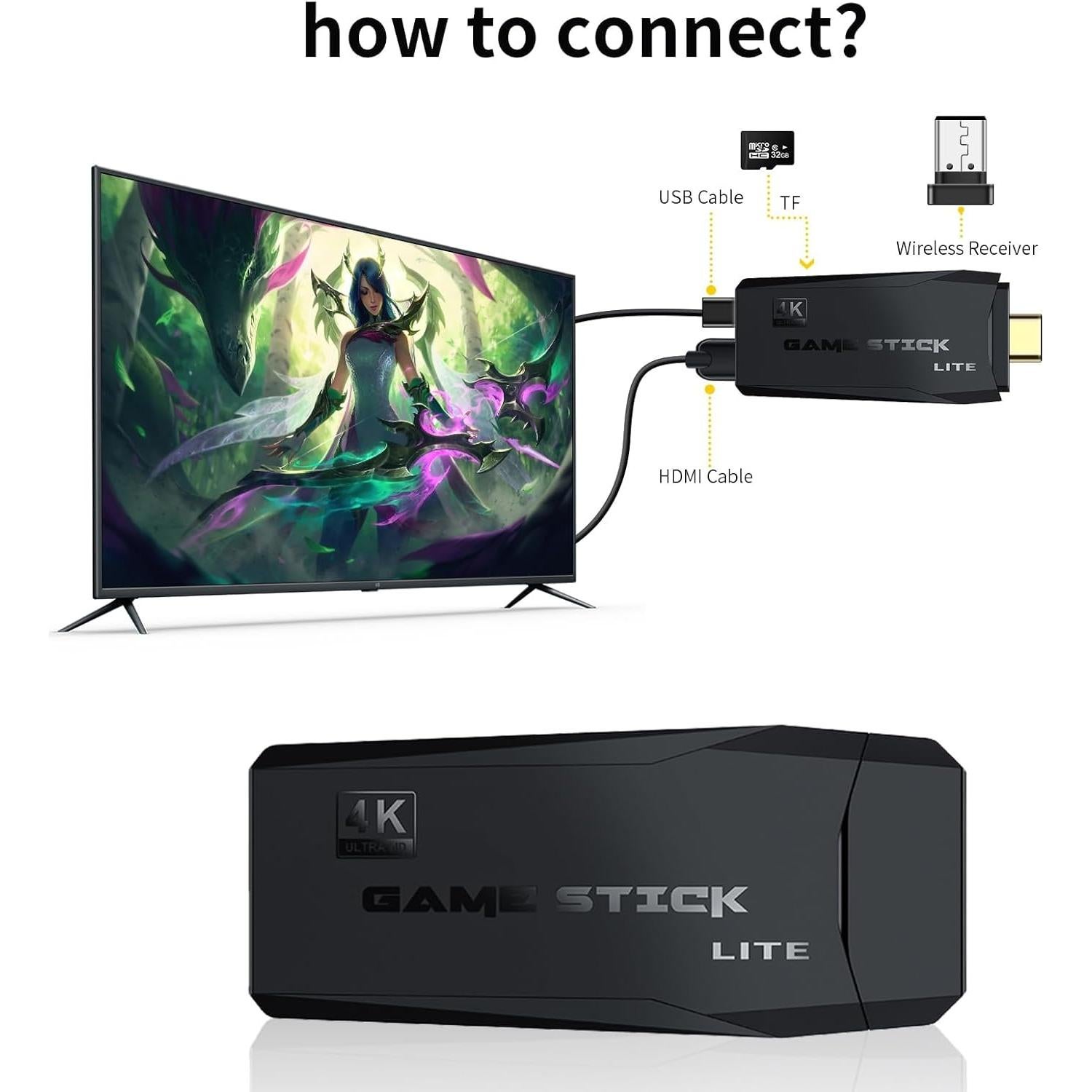 Consola de Juego Portátil Yellami M8 64GB HDMI 4K Retro