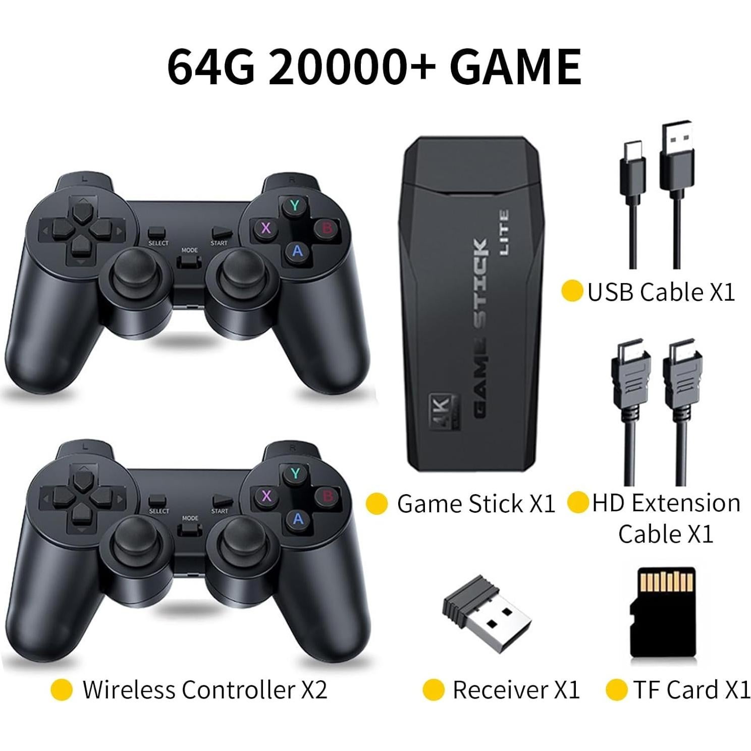 Consola de Juego Portátil Yellami M8 64GB HDMI 4K Retro