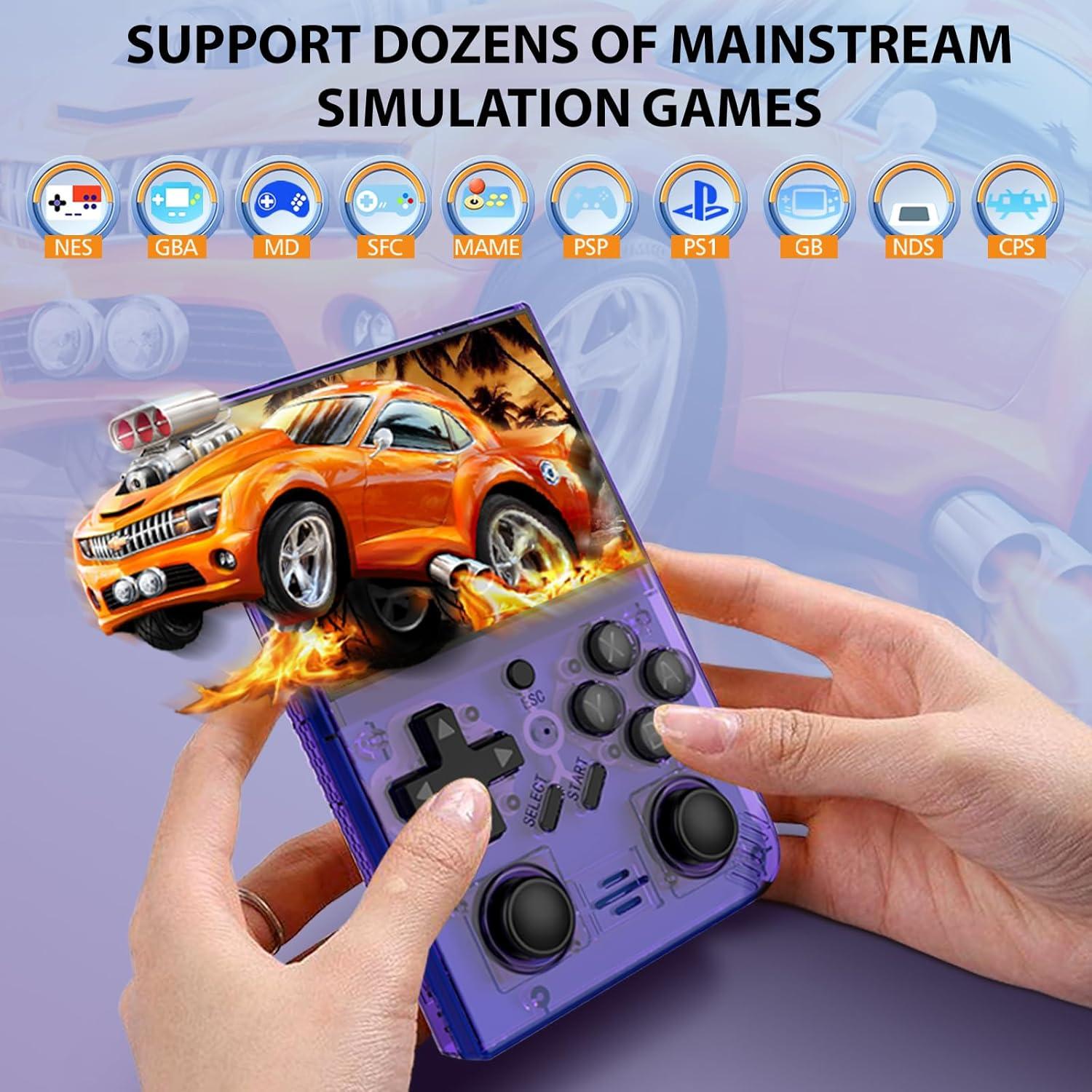 Consola de Juegos Portátil Retro Ugonetend 3.5" IPS 64GB 15000 Juegos