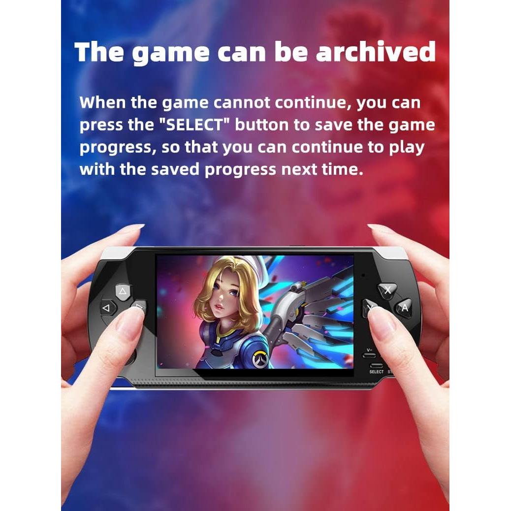 Consola de Videojuegos Retro HLF x6hd 2000 Juegos LCD Portátil