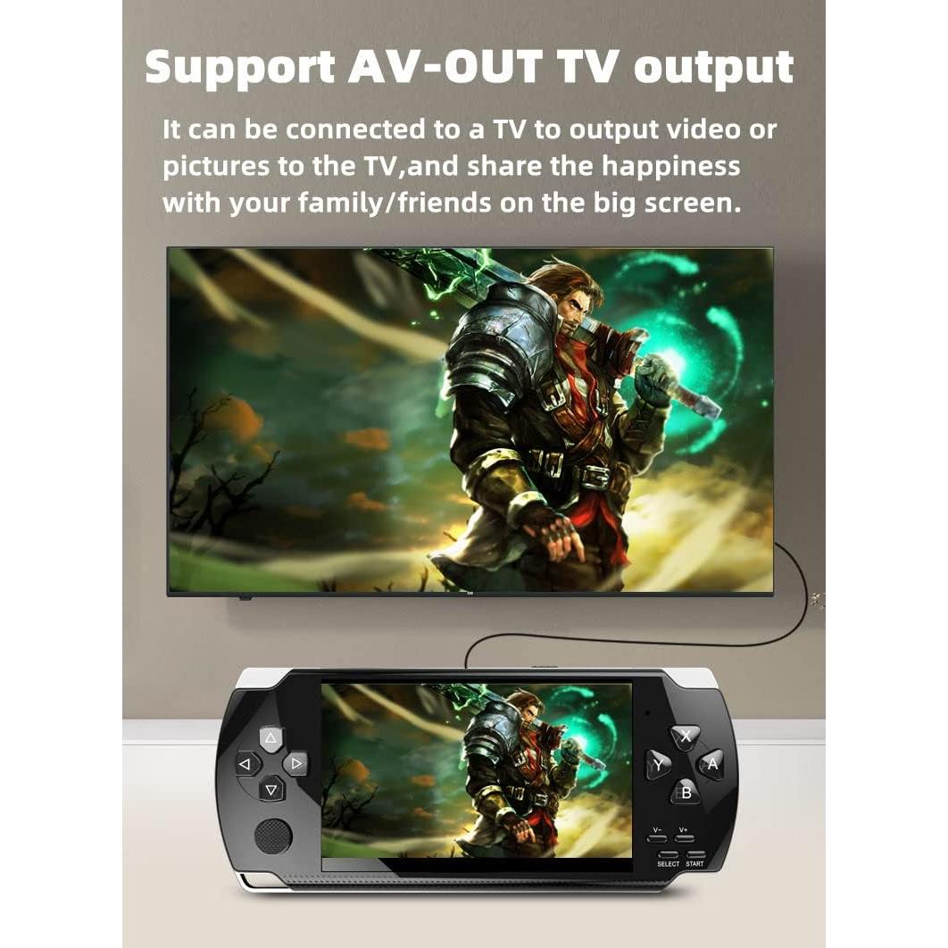 Consola de Videojuegos Retro HLF x6hd 2000 Juegos LCD Portátil