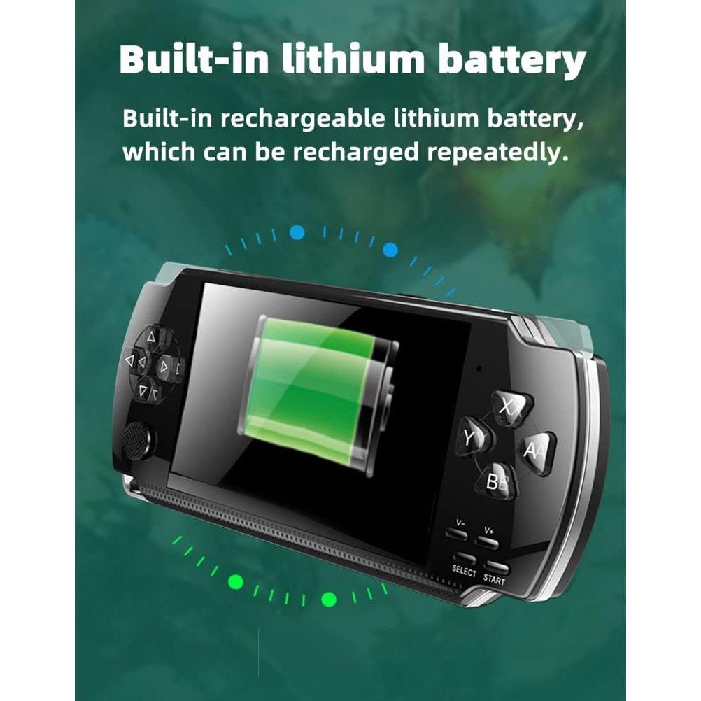 Consola de Videojuegos Retro HLF x6hd 2000 Juegos LCD Portátil