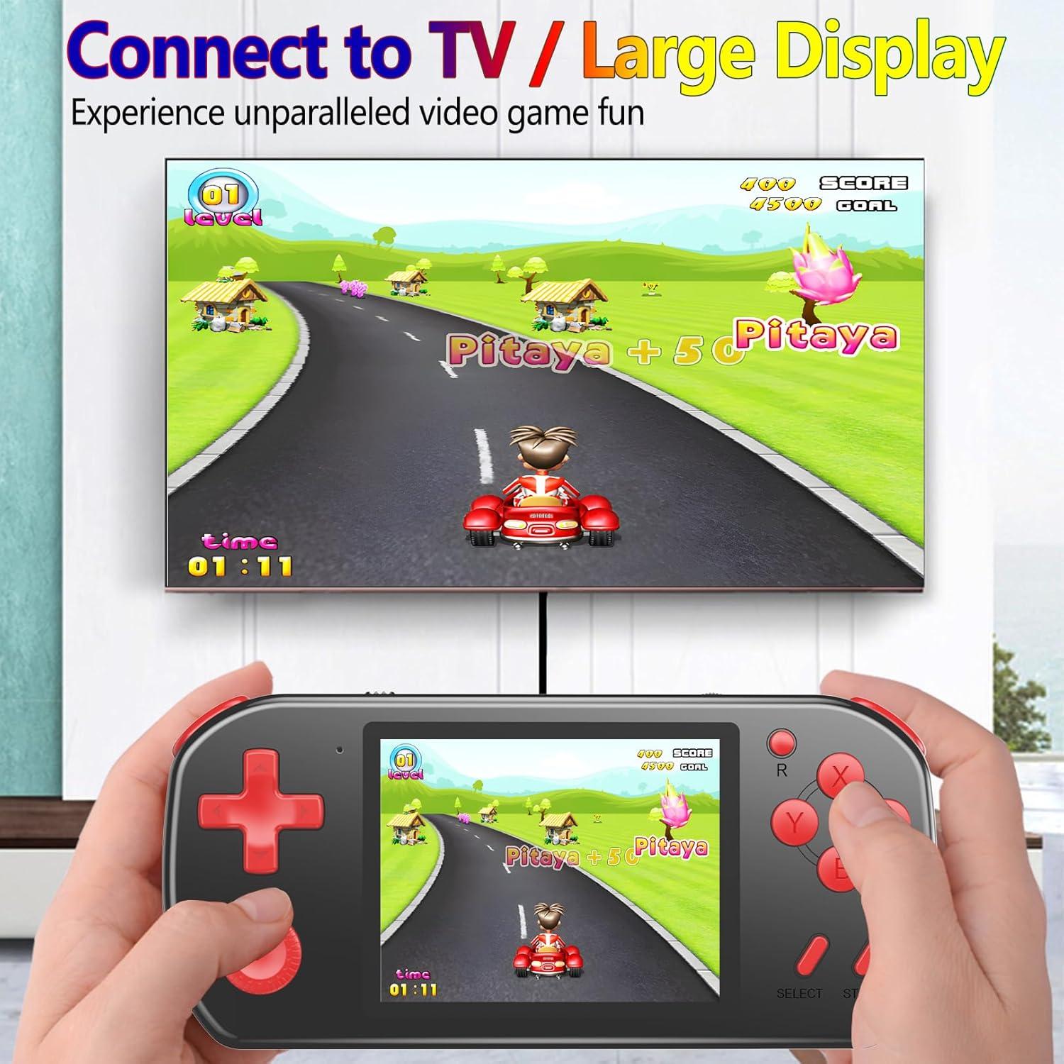 Consola de Juegos Portátil Gran Niño 270 Juegos 3" TV