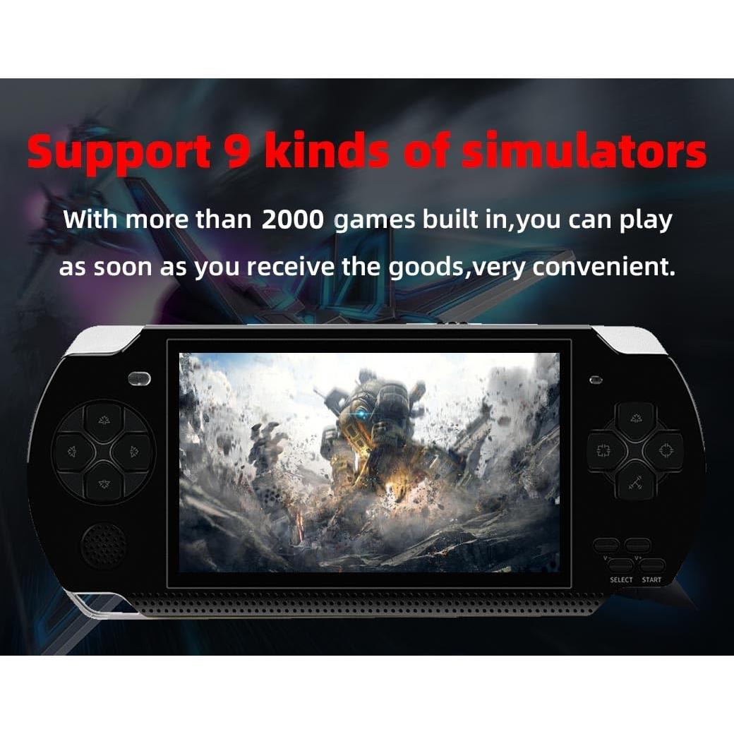 Consola de Videojuegos HLF X6 4.3" 8GB 2000 Juegos Retro