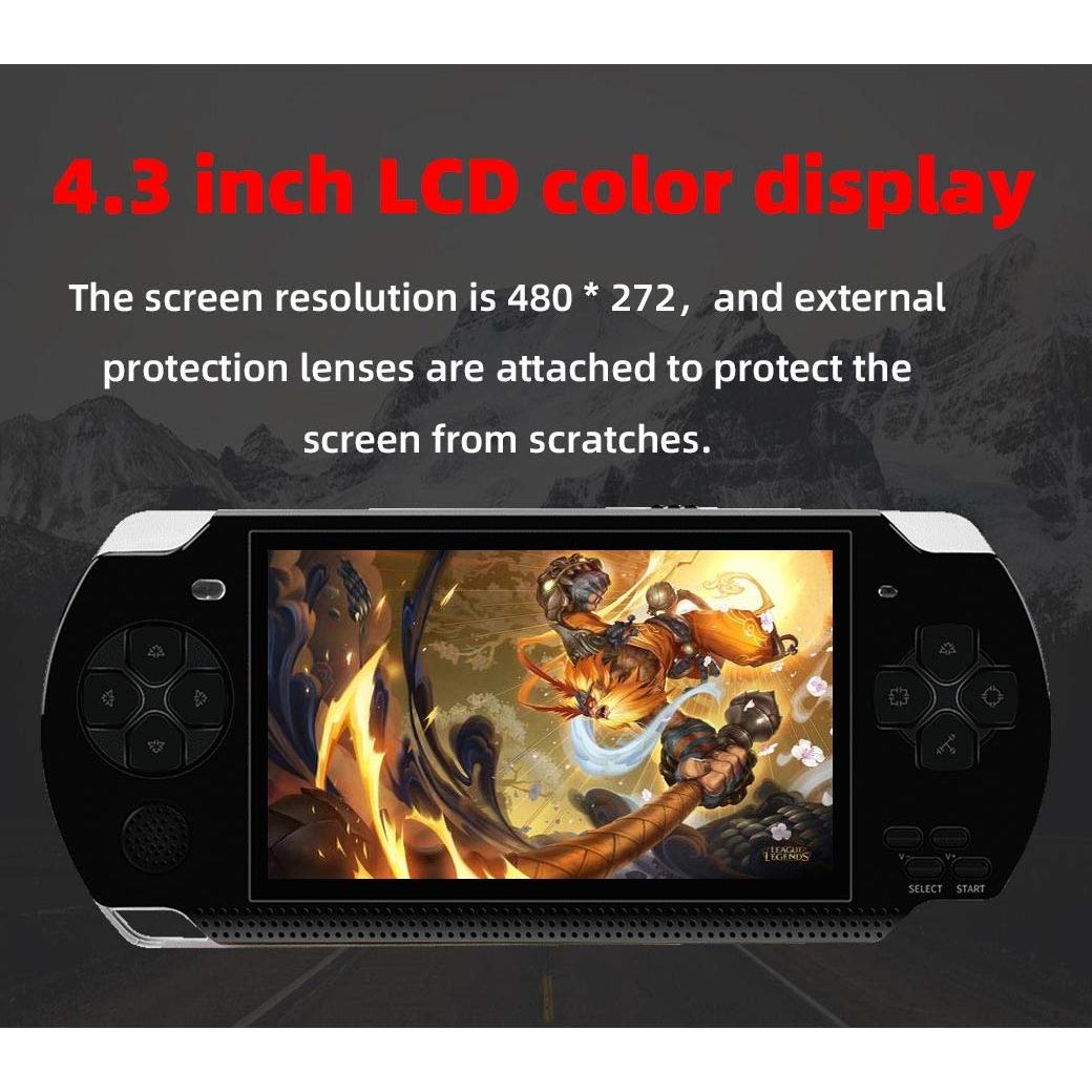 Consola de Videojuegos HLF X6 4.3" 8GB 2000 Juegos Retro