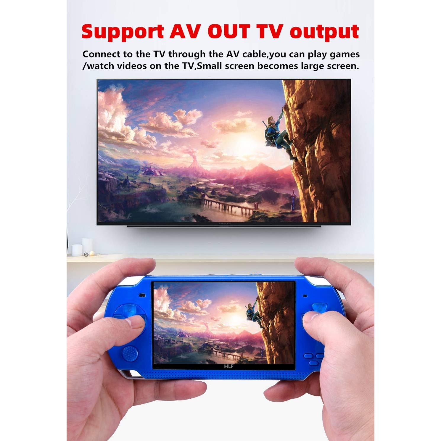 Consola de Videojuegos HLF X6 4.3" 8GB 2000 Juegos Retro