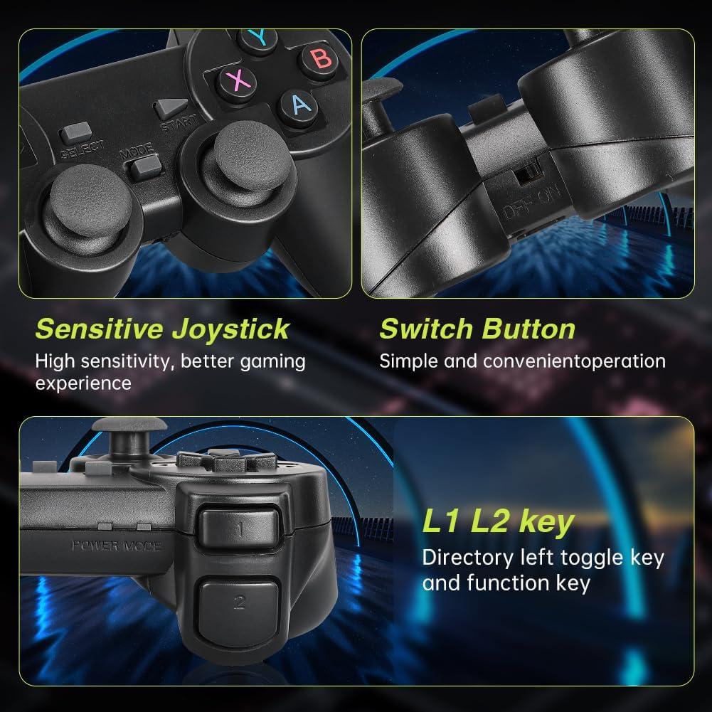 Consola de Videojuegos Retro QEUVOON 64GB HDMI 4K 20000 Juegos