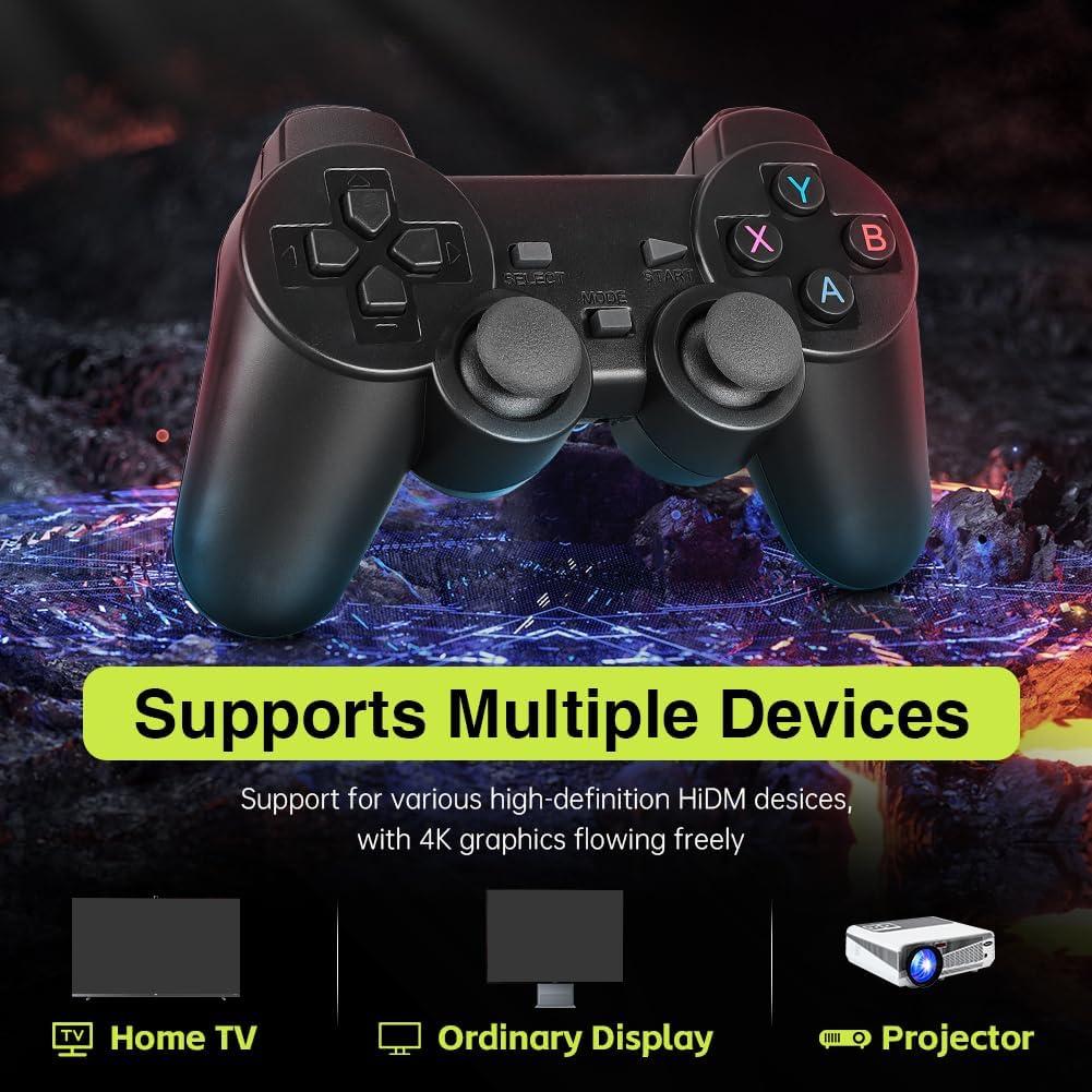 Consola de Videojuegos Retro QEUVOON 64GB HDMI 4K 20000 Juegos