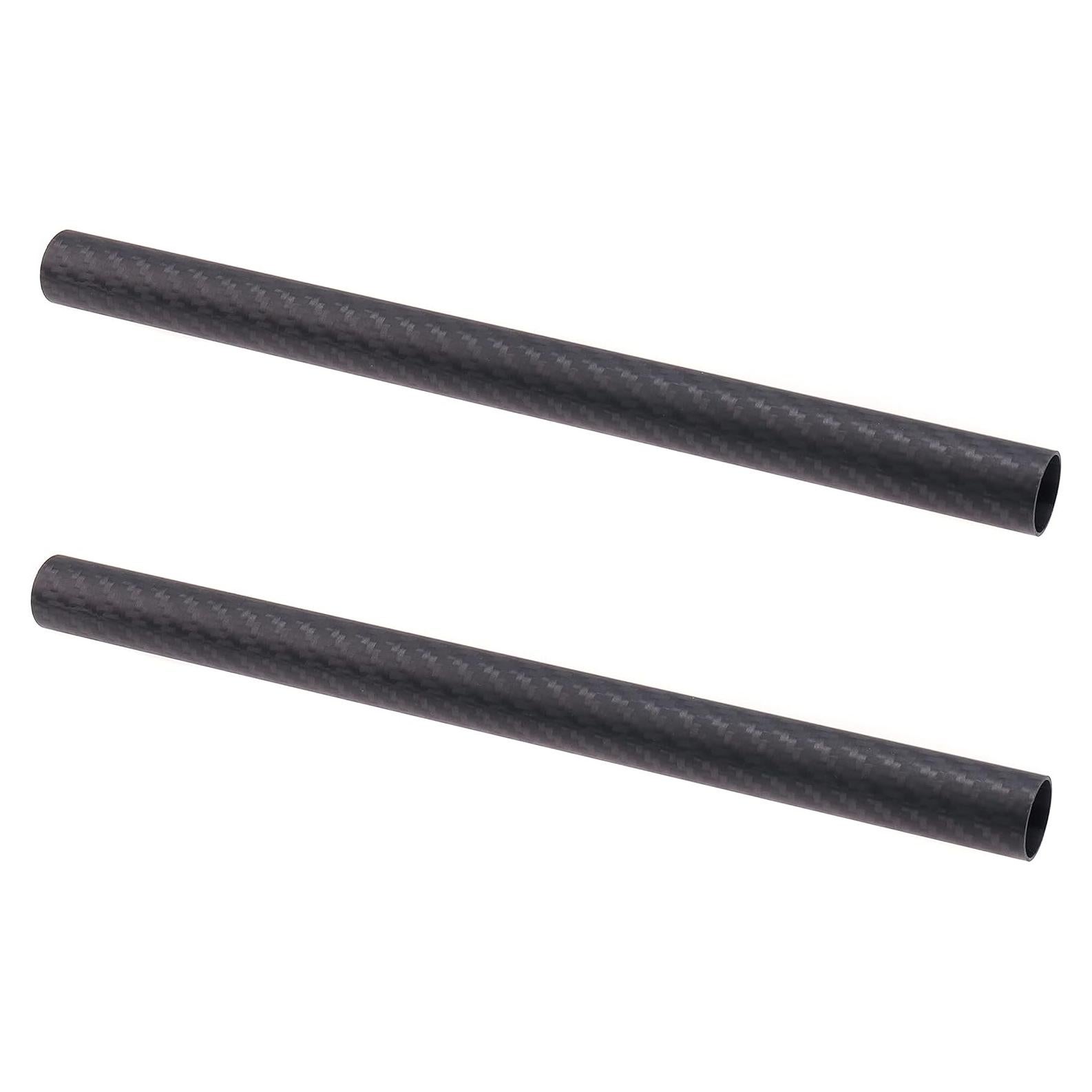 Varillas de Fibra de Carbono 15mm FocusFoto 15cm Paquete de 2