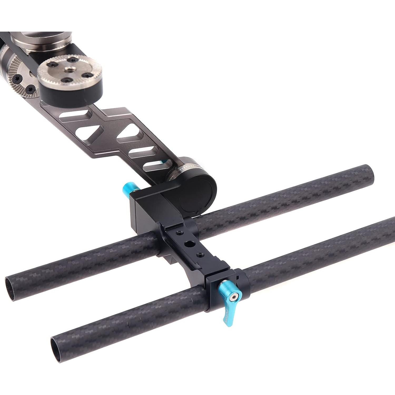 Varillas de Fibra de Carbono 15mm FocusFoto 15cm Paquete de 2