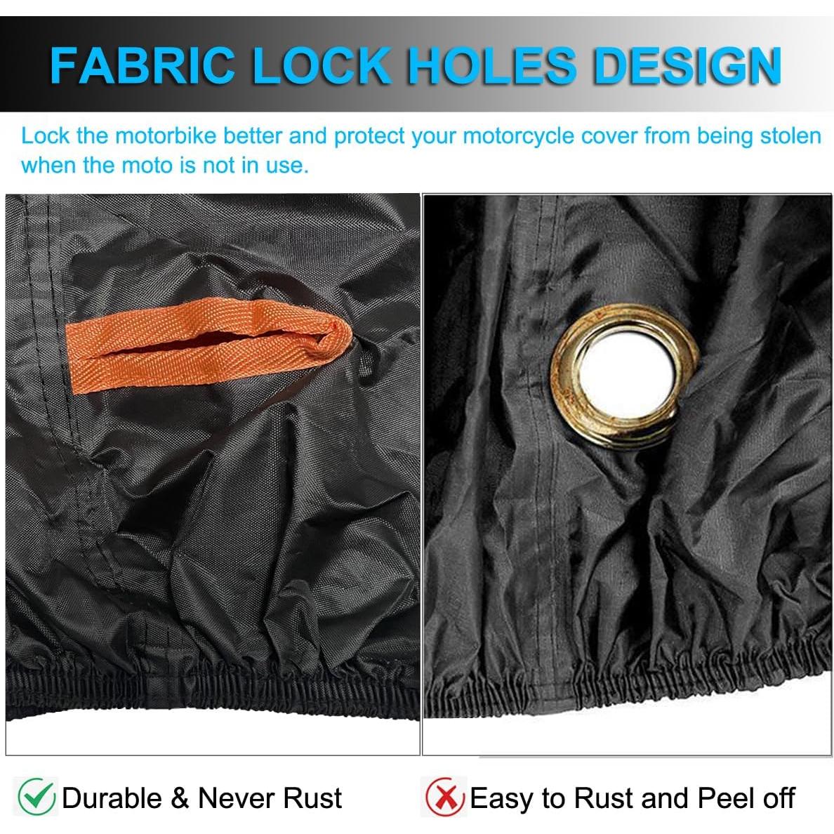 Funda de Motocicleta Impermeable INEZARI Universal 220 cm