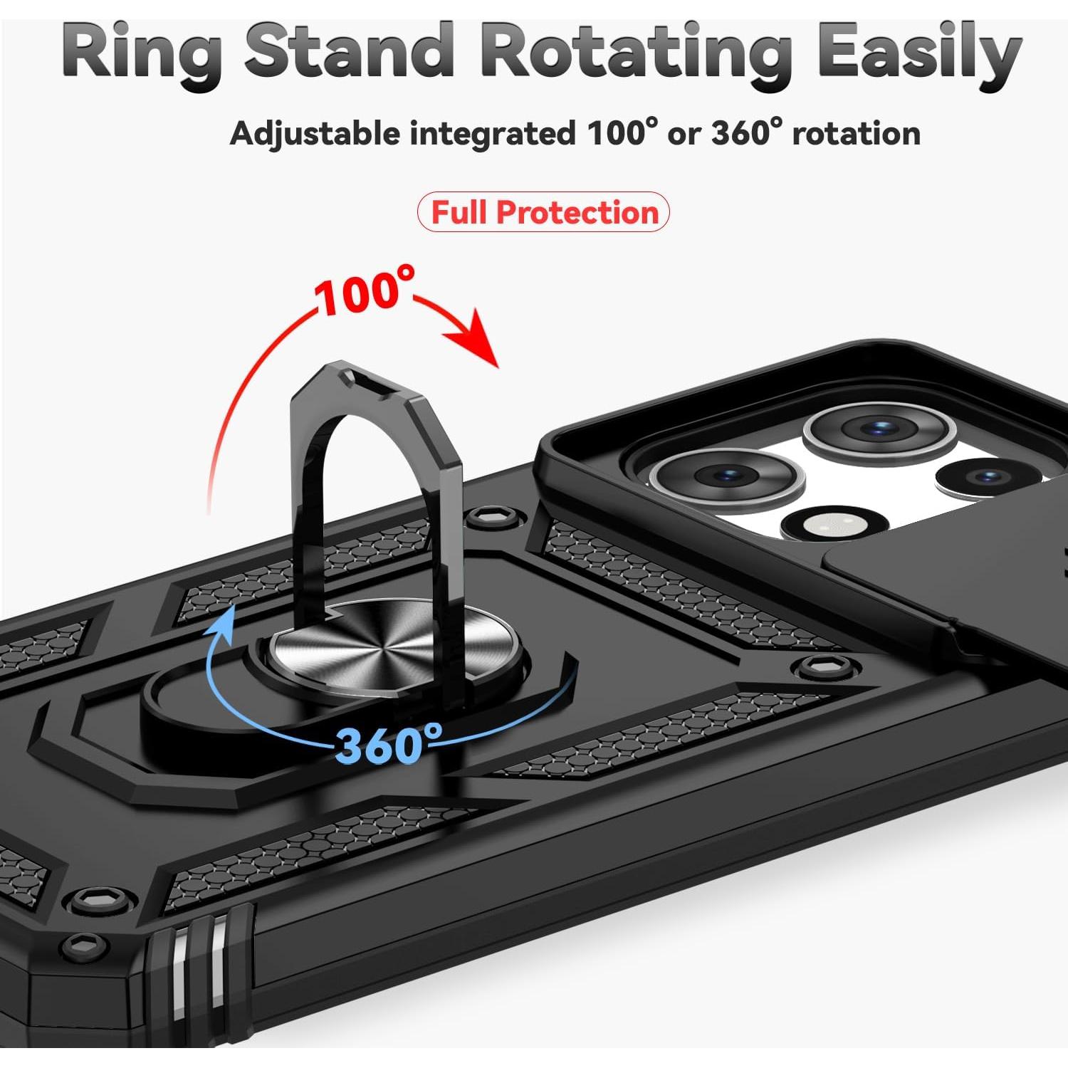 Funda Protectora PUSHIMEI para Motorola Moto G 2025 - Negro