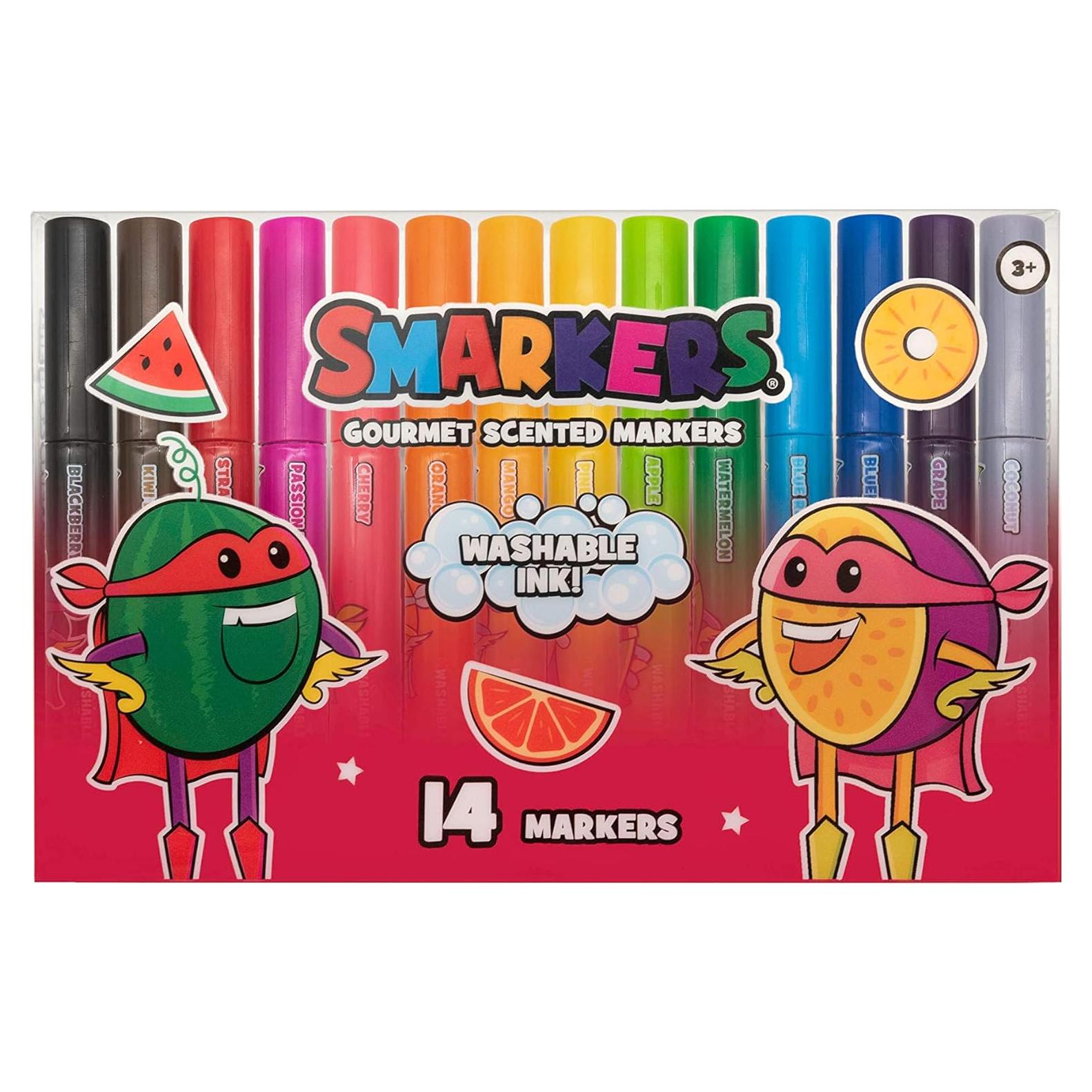 Smarkers Scentco Marcadores Aromáticos Lavables 14 Colores