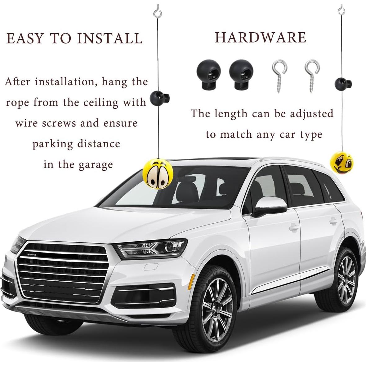 2 PCS Ayudas de Estacionamiento Gasedin Ojos Grandes Amarillo