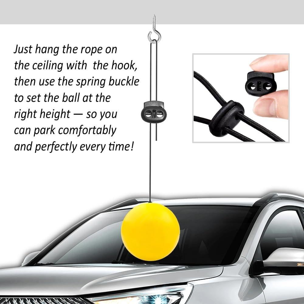 Juego de 2 Bolas de Parada para Estacionamiento en Garaje - Genérico