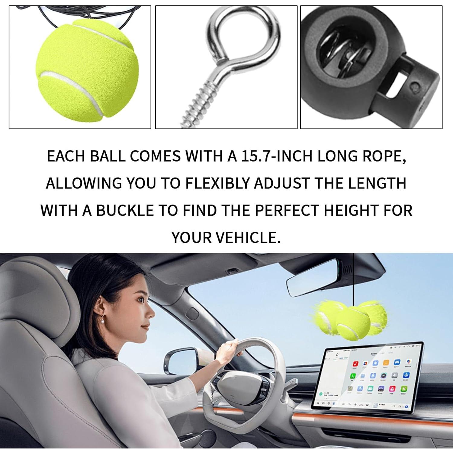 2 Juegos de Sensor de Estacionamiento KUQUTIDY con Pelotas