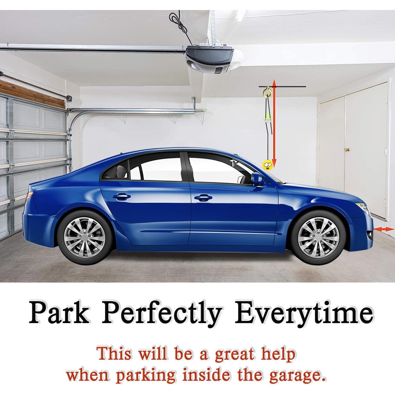 Sistema de guía de estacionamiento YAARHEJ con bola retráctil