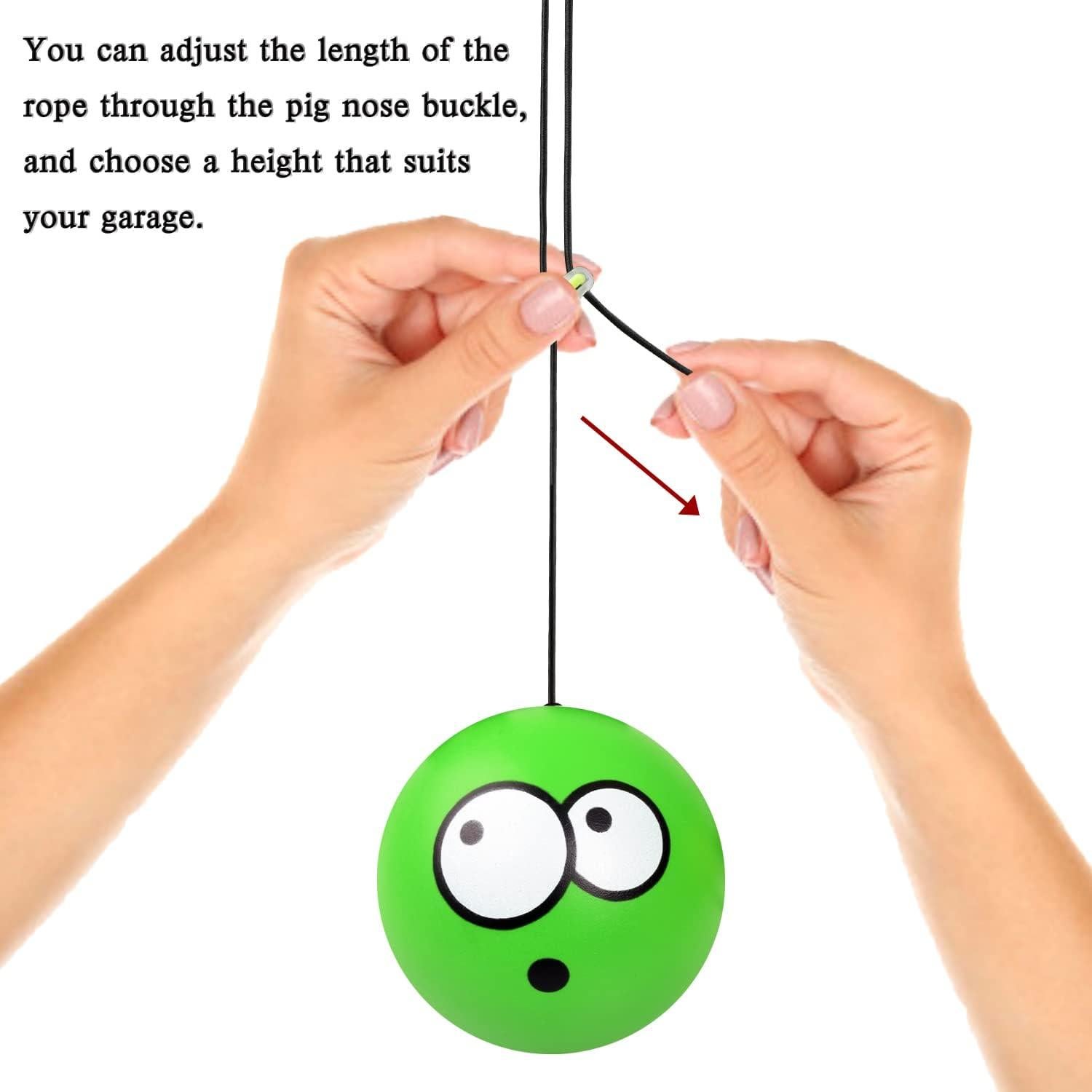 Sistema de guía de estacionamiento YAARHEJ con bola retráctil