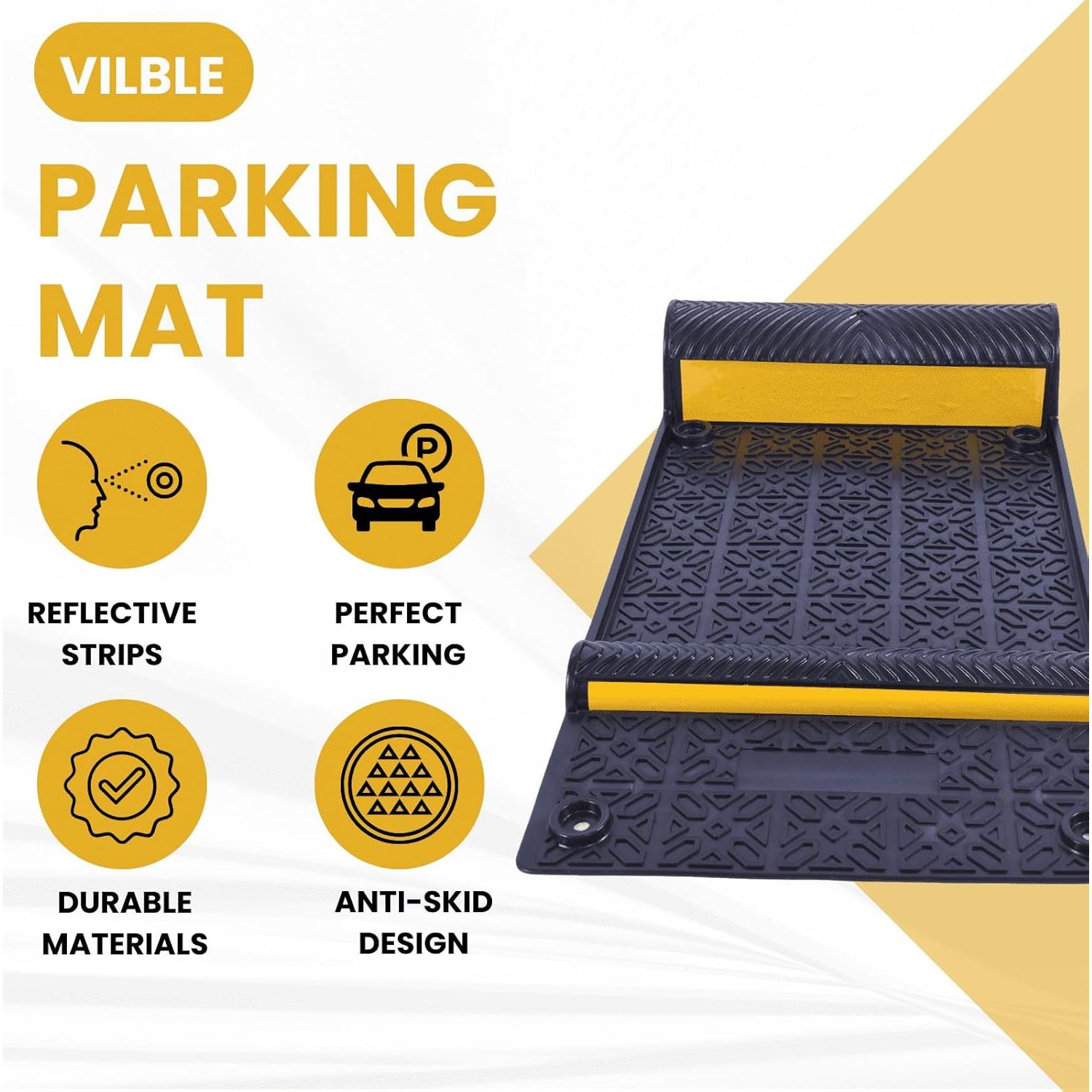Almohadilla de Estacionamiento VILBLE 55.88x29.21 cm Antideslizante