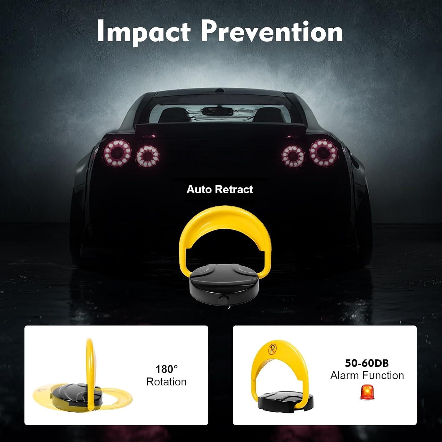 Cerradura de Estacionamiento LyeXD con Control Remoto 20M