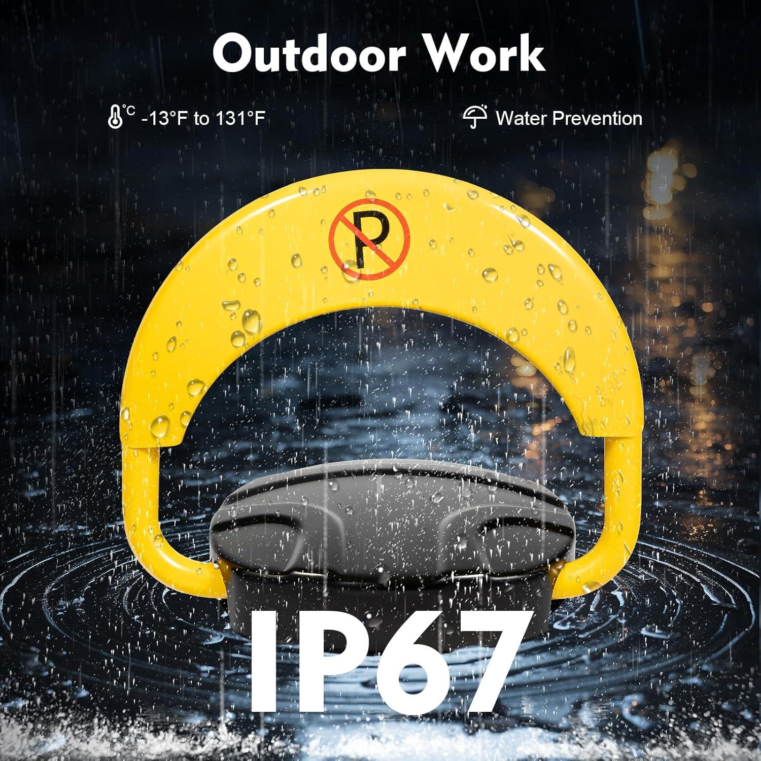 Cerradura de Estacionamiento LyeXD con Control Remoto 20M