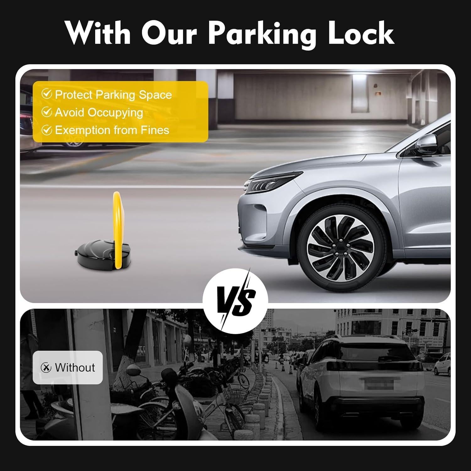 Cerradura de Estacionamiento LyeXD con Control Remoto 20M