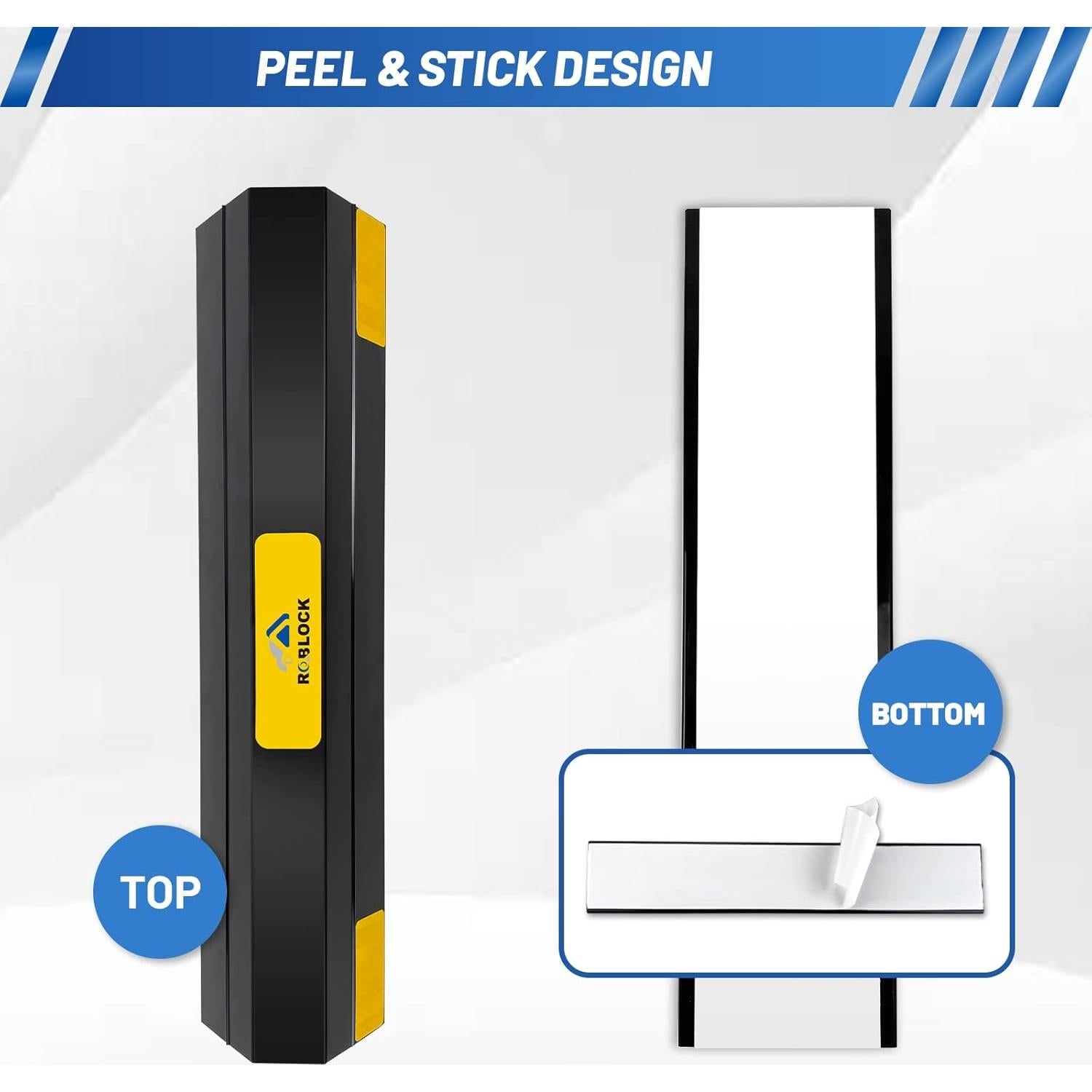 Tope de Estacionamiento ROBLOCK 24" 2 Pcs para Garaje