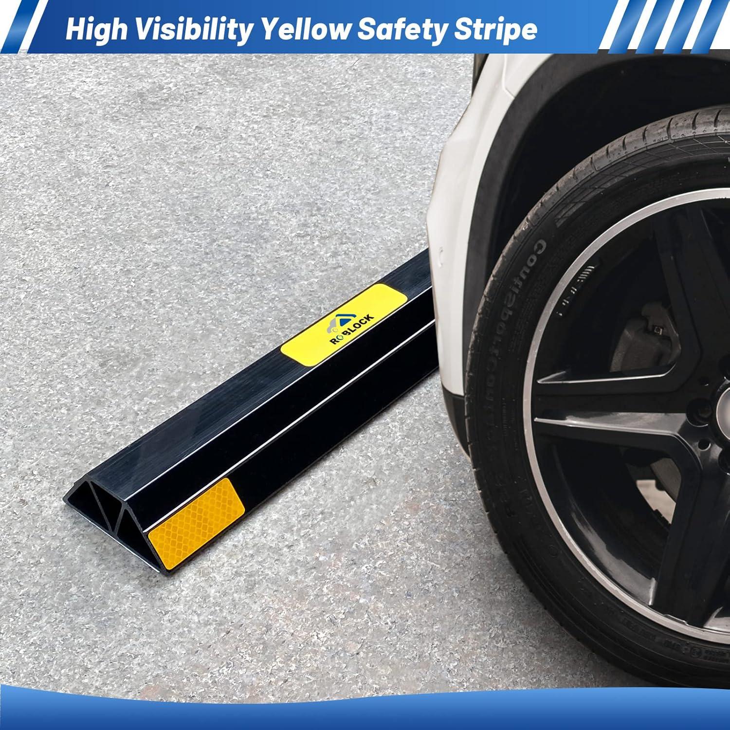 Tope de Estacionamiento ROBLOCK 24" 2 Pcs para Garaje