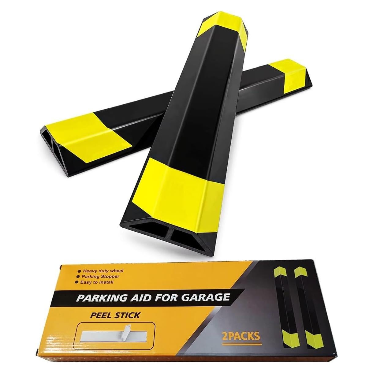 Tope de Estacionamiento Deshitong Parkingkit 40.64x8.89x3.18cm 2 Paquetes