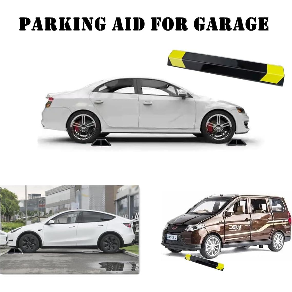 Tope de Estacionamiento Deshitong Parkingkit 40.64x8.89x3.18cm 2 Paquetes