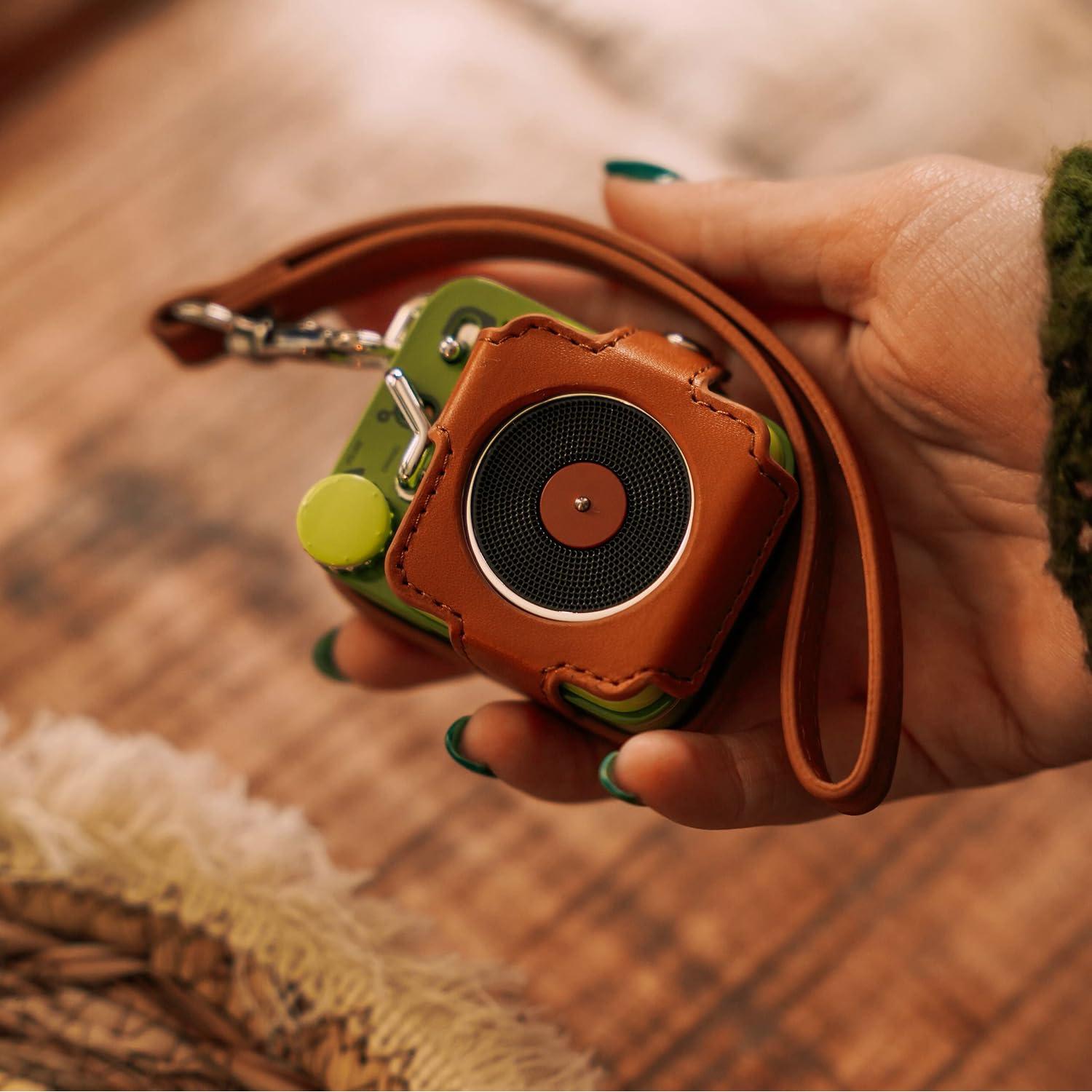 Bolsa Portátil Muzen Botón Marrón Claro Impermeable