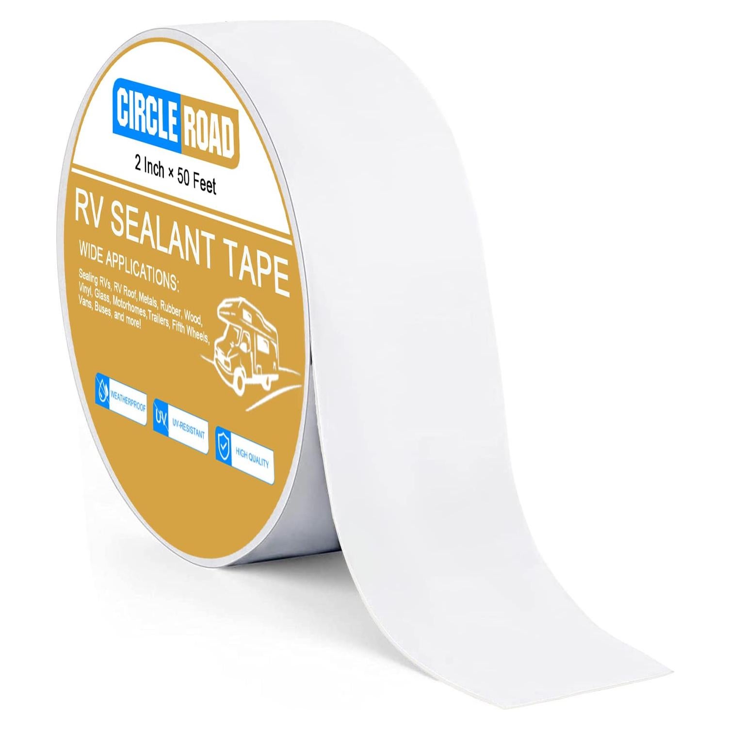 Cinta Selladora para Techo de RV CircleRoad 5cm x 15m Impermeable
