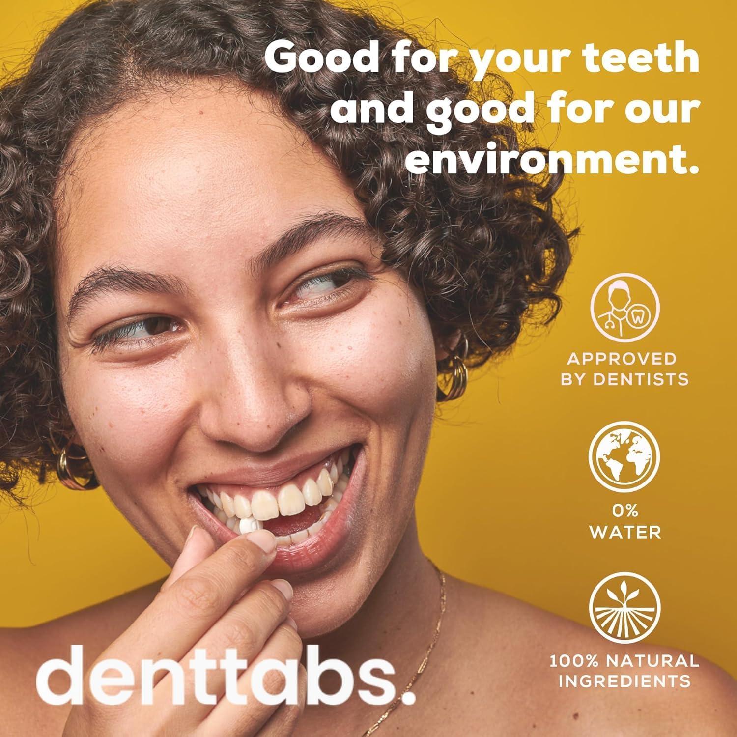 Tabletas Denttabs para Limpieza Dental 125 Unidades