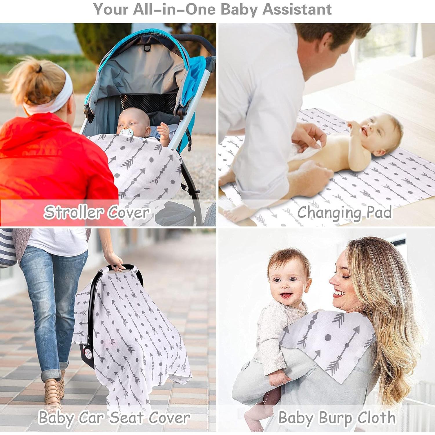 Cubierta de Asiento de Auto Rquite Muselina 120x90 cm Flecha