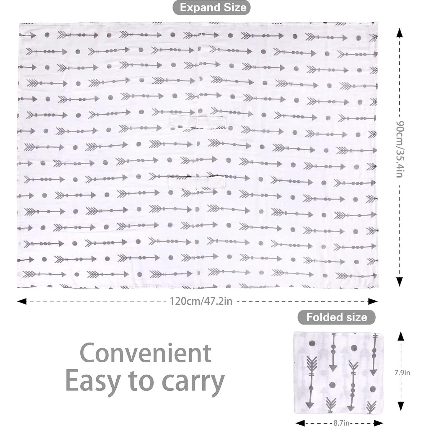 Cubierta de Asiento de Auto Rquite Muselina 120x90 cm Flecha