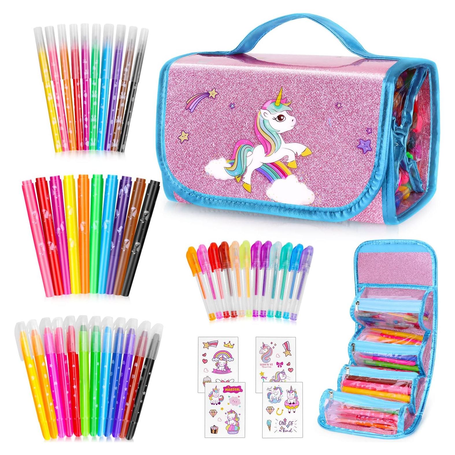 Kit de Arte Unicornio AJLICHIBAN FUN 49 Pzs Lavables